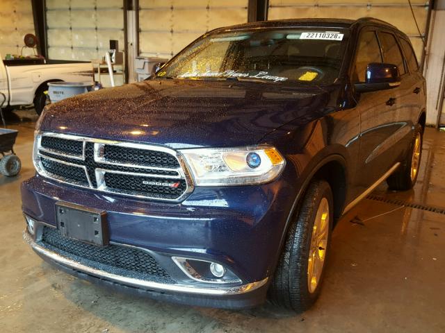 1C4RDJDGXEC524853 - 2014 DODGE DURANGO LI BLUE photo 1