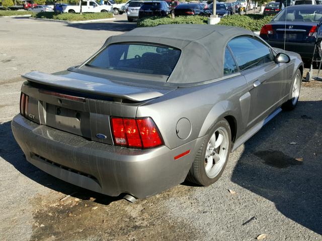 1FAFP45X92F139472 - 2002 FORD MUSTANG GT GRAY photo 4