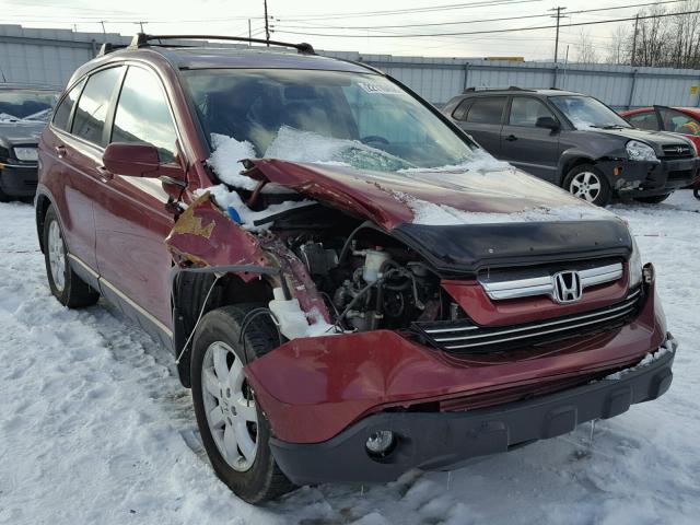 5J6RE48749L001692 - 2009 HONDA CR-V EXL BURGUNDY photo 1