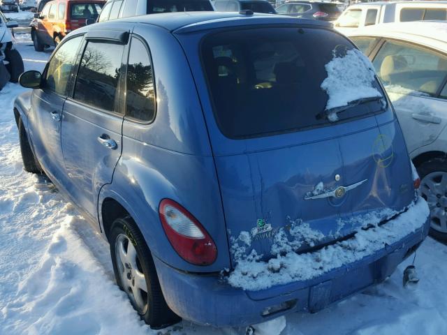 3A4FY58B07T600790 - 2007 CHRYSLER PT CRUISER BLUE photo 3