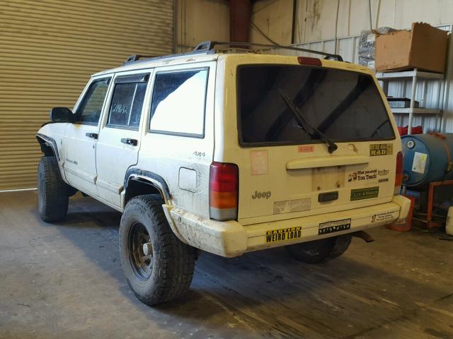 1J4FF58S61L510181 - 2001 JEEP CHEROKEE C WHITE photo 3