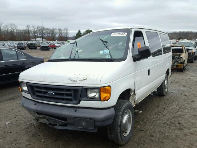 1FBNE31L46HA24432 - 2006 FORD ECONOLINE WHITE photo 2