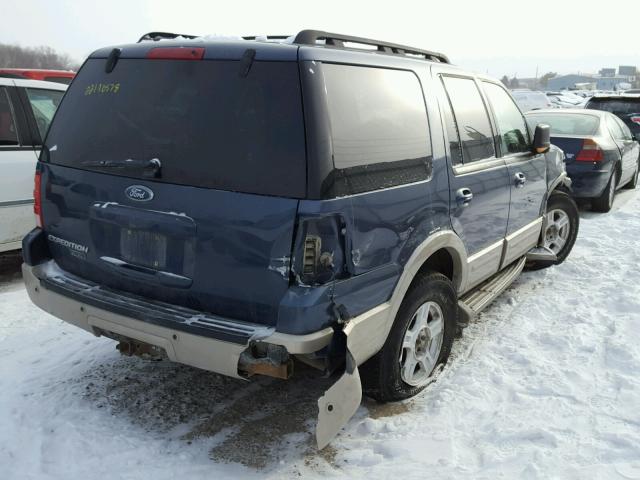 1FMFU18555LA42590 - 2005 FORD EXPEDITION BLUE photo 4