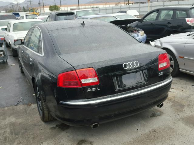 WAUMV44E07N007752 - 2007 AUDI A8 L QUATT BLACK photo 3