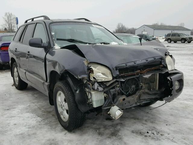 KM8SC13D36U037075 - 2006 HYUNDAI SANTA FE G BLUE photo 1