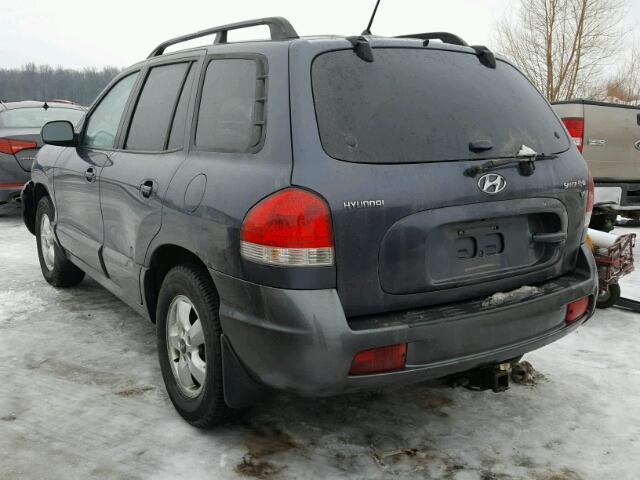 KM8SC13D36U037075 - 2006 HYUNDAI SANTA FE G BLUE photo 3