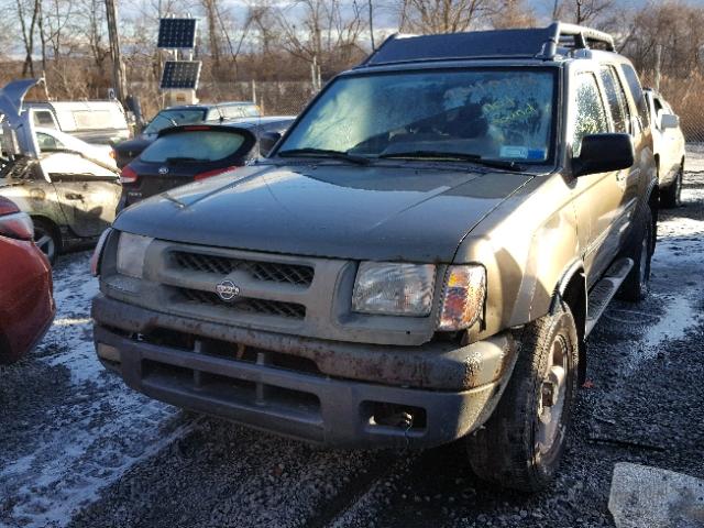 5N1ED28Y11C583349 - 2001 NISSAN XTERRA XE GOLD photo 2