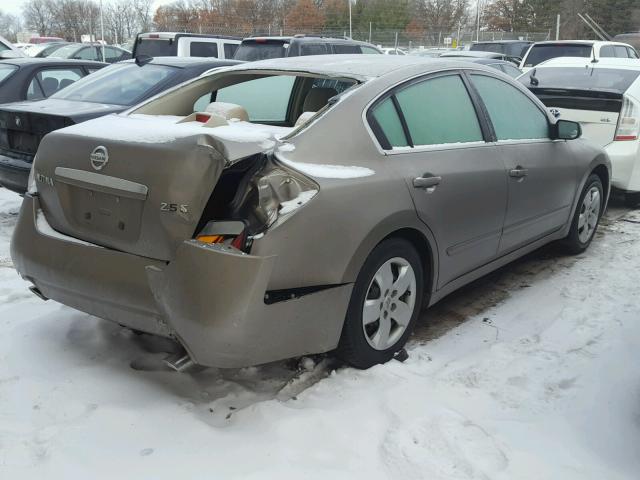 1N4AL21E67C173456 - 2007 NISSAN ALTIMA 2.5 TAN photo 4