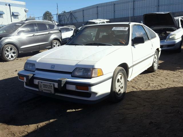 JHMAF5339GS043416 - 1986 HONDA CIVIC 1500 WHITE photo 2