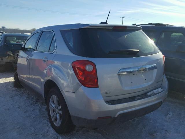 2GNFLEEK1F6396276 - 2015 CHEVROLET EQUINOX LS SILVER photo 3