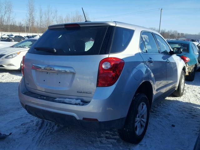 2GNFLEEK1F6396276 - 2015 CHEVROLET EQUINOX LS SILVER photo 4