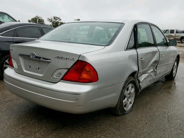 4T1BF28B31U171372 - 2001 TOYOTA AVALON XL SILVER photo 4