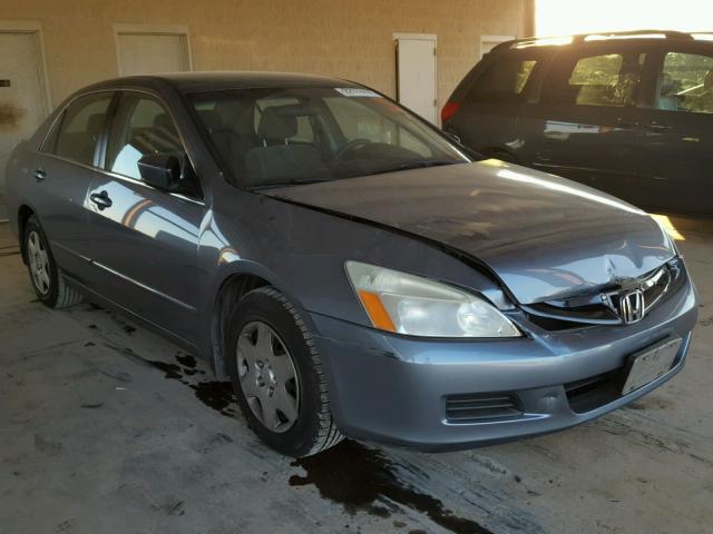 1HGCM56427A088077 - 2007 HONDA ACCORD LX BLUE photo 1