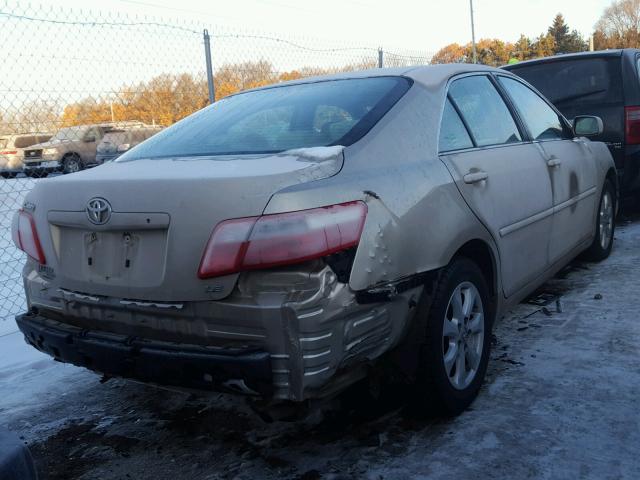 4T1BE46KX8U214522 - 2008 TOYOTA CAMRY CE BEIGE photo 4