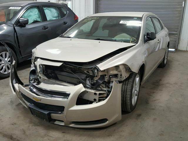 1G1ZB5EB8AF154651 - 2010 CHEVROLET MALIBU LS GOLD photo 2