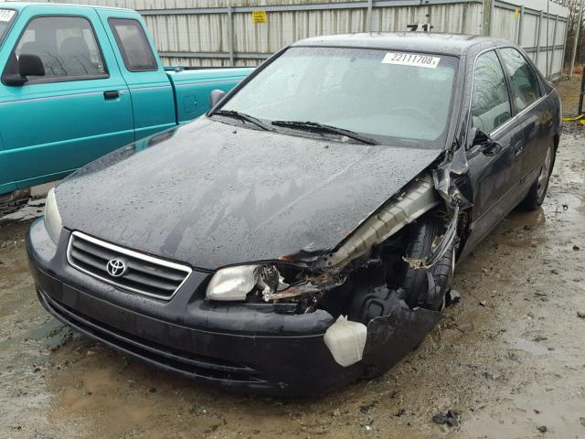 4T1BG22K71U038796 - 2001 TOYOTA CAMRY CE BLACK photo 2