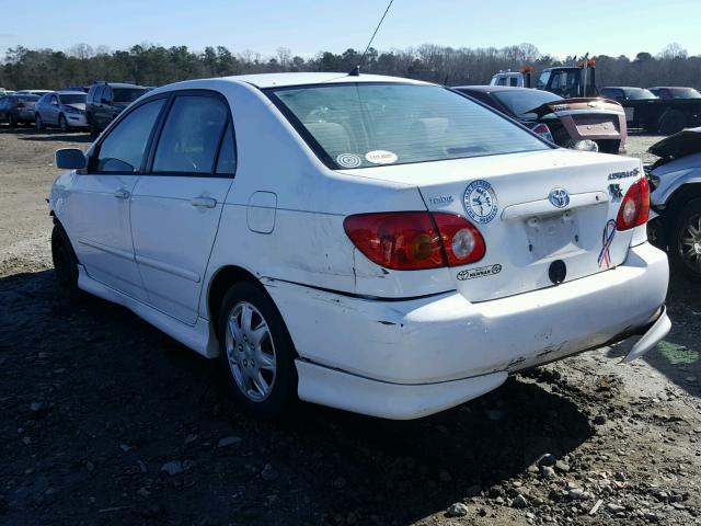 1NXBR32E24Z230545 - 2004 TOYOTA COROLLA CE WHITE photo 3