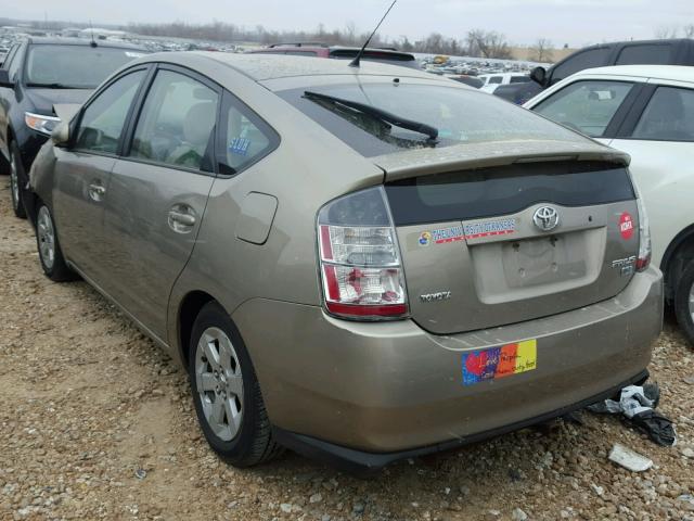 JTDKB20U353062032 - 2005 TOYOTA PRIUS TAN photo 3