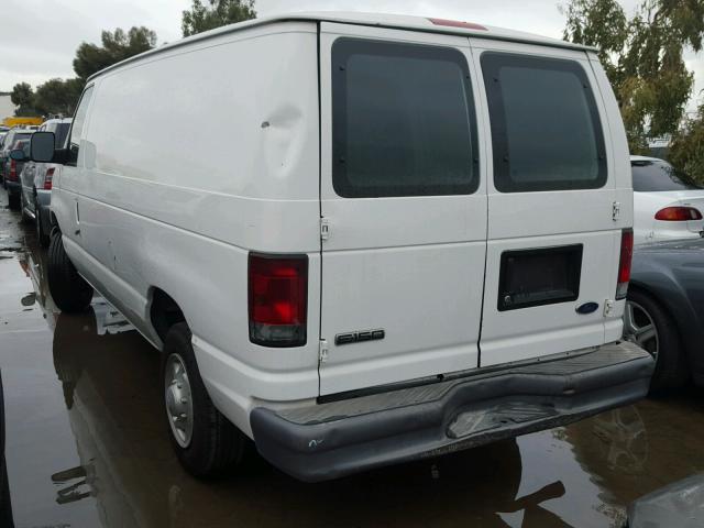 1FTNE14W77DA89032 - 2007 FORD ECONOLINE WHITE photo 3