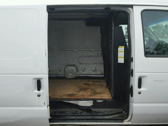 1FTNE14W77DA89032 - 2007 FORD ECONOLINE WHITE photo 6