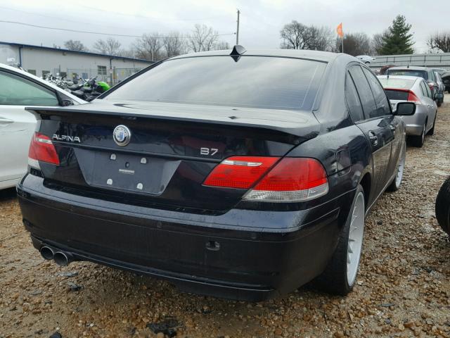 WBAHL83537DT89376 - 2007 BMW ALPINA B7 BLACK photo 4