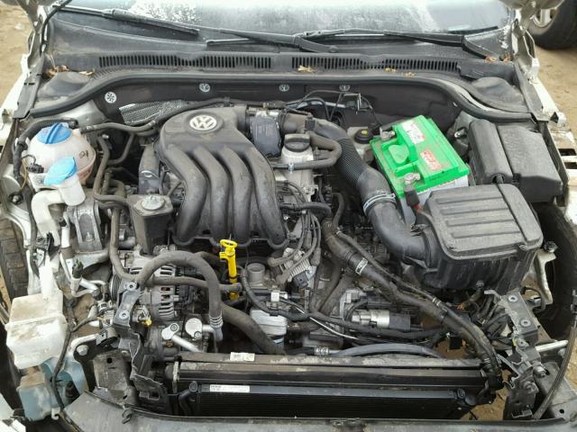 3VW2K7AJ9EM320101 - 2014 VOLKSWAGEN JETTA BASE GOLD photo 7