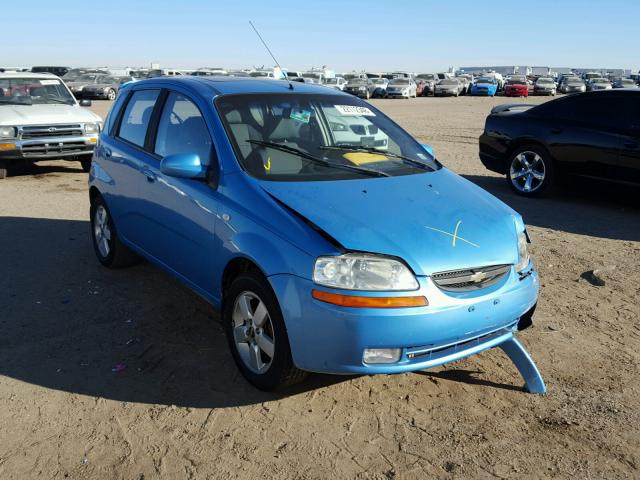 KL1TG66606B652905 - 2006 CHEVROLET AVEO LT BLUE photo 1