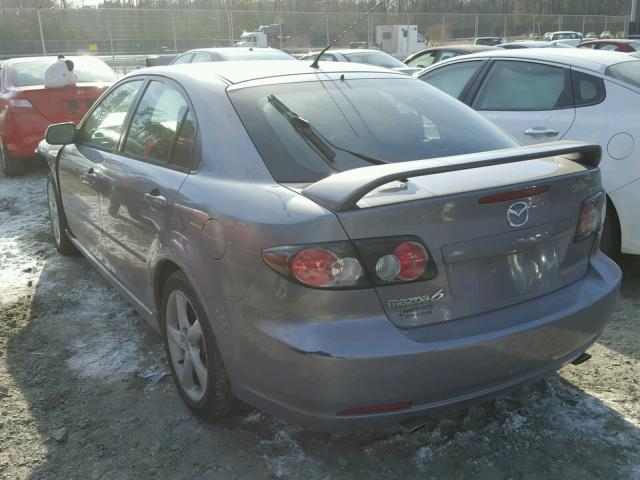 1YVHP84C265M63460 - 2006 MAZDA 6 I GRAY photo 3