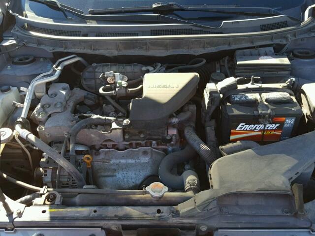 JN8AS58T38W018340 - 2008 NISSAN ROGUE S GRAY photo 7