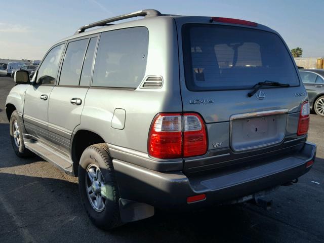 JTJHT00W813501536 - 2001 LEXUS LX 470 GRAY photo 3