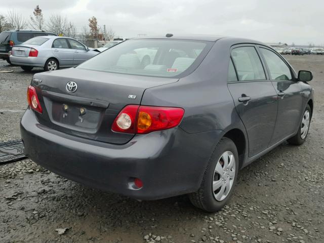 1NXBU40E79Z117074 - 2009 TOYOTA COROLLA BA BLACK photo 4