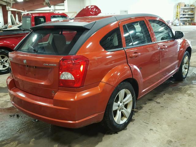 1B3CB3HA0AD580884 - 2010 DODGE CALIBER MA ORANGE photo 4