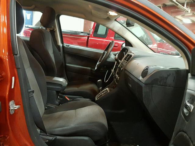 1B3CB3HA0AD580884 - 2010 DODGE CALIBER MA ORANGE photo 5