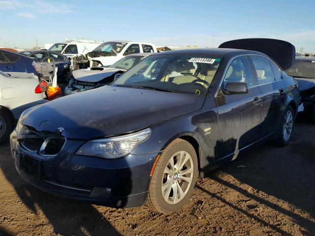 WBANV93529C136142 - 2009 BMW 535 XI Mavi fotoğraf 2
