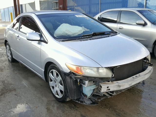 2HGFG12637H528605 - 2007 HONDA CIVIC LX SILVER photo 1