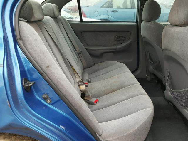 KMHDN46D36U305414 - 2006 HYUNDAI ELANTRA GL BLUE photo 6