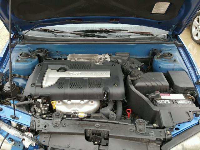 KMHDN46D36U305414 - 2006 HYUNDAI ELANTRA GL BLUE photo 7