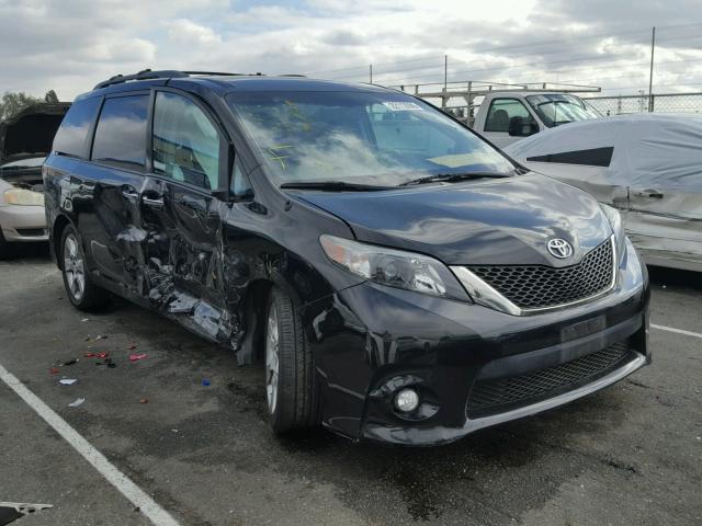 5TDXK3DC5DS378235 - 2013 TOYOTA SIENNA SPO BLACK photo 1