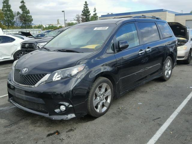 5TDXK3DC5DS378235 - 2013 TOYOTA SIENNA SPO BLACK photo 2