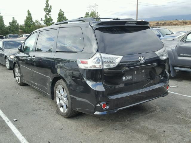 5TDXK3DC5DS378235 - 2013 TOYOTA SIENNA SPO BLACK photo 3