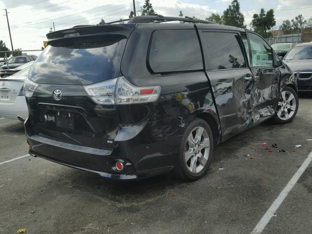 5TDXK3DC5DS378235 - 2013 TOYOTA SIENNA SPO BLACK photo 4