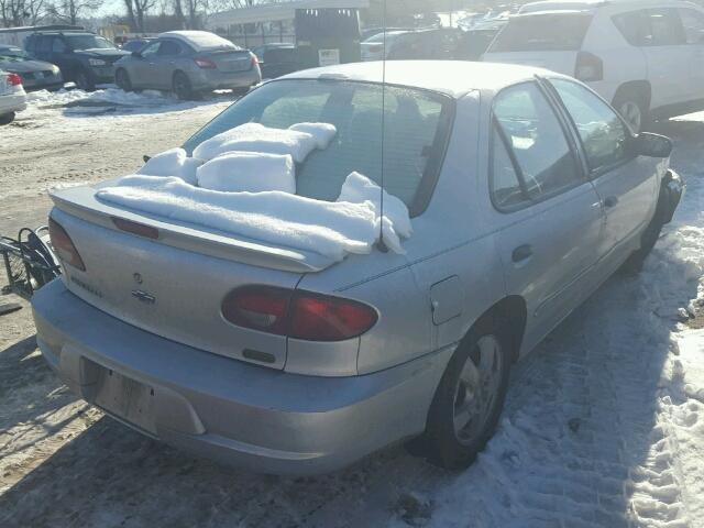 1G1JF52T717262896 - 2001 CHEVROLET CAVALIER L SILVER photo 4