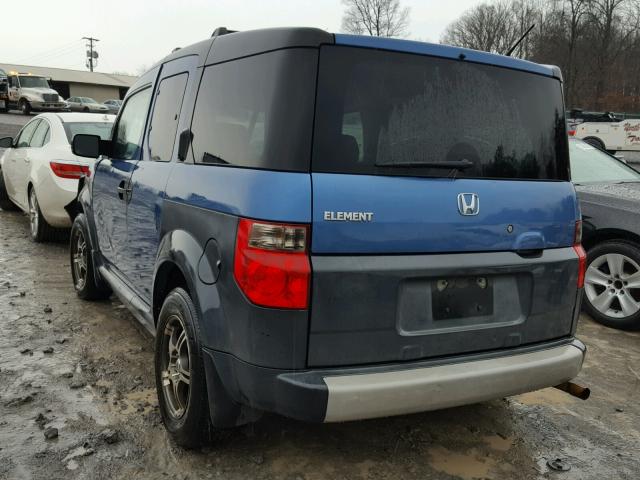 5J6YH183X6L013047 - 2006 HONDA ELEMENT LX BLUE photo 3