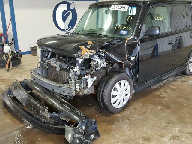 JTLKT324150174303 - 2005 TOYOTA SCION XB BLACK photo 9