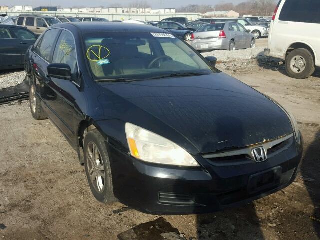 1HGCM56347A172537 - 2007 HONDA ACCORD SE BLACK photo 1