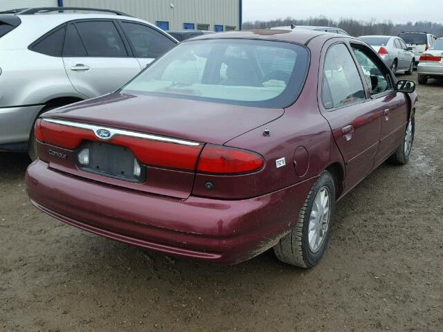 3FAFP663XXM108844 - 1999 FORD CONTOUR SE RED photo 4