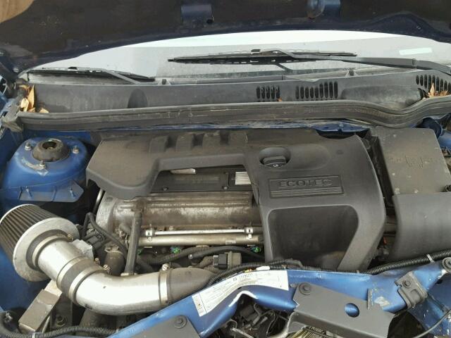 1G1AK52F057531610 - 2005 CHEVROLET COBALT BLUE photo 7