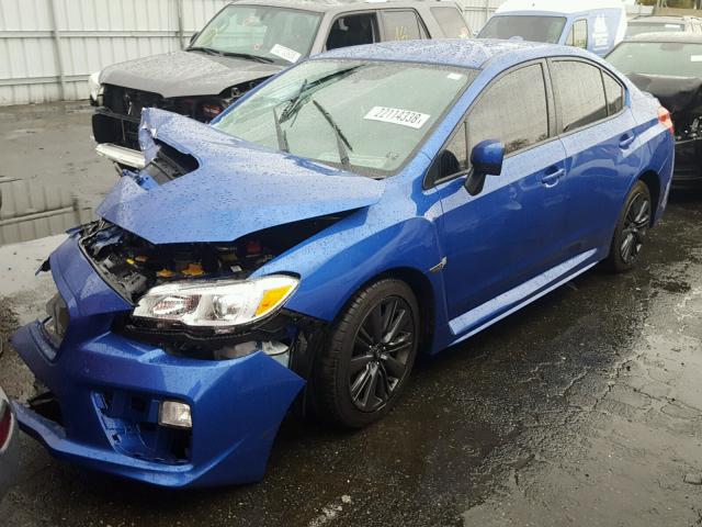 JF1VA1B65H9840119 - 2017 SUBARU WRX BLUE photo 2