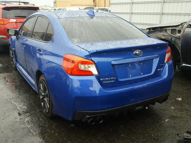 JF1VA1B65H9840119 - 2017 SUBARU WRX BLUE photo 3