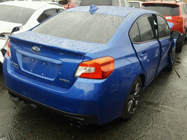 JF1VA1B65H9840119 - 2017 SUBARU WRX BLUE photo 4